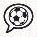 谈球吧官方网站标志 - 一个足球与对话气泡结合的图案